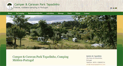 Desktop Screenshot of campingtapadinho.com